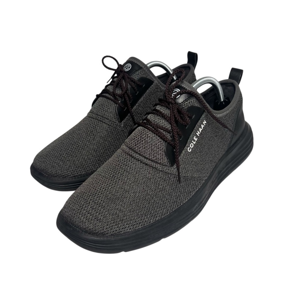 Cole Haan Grand Sport Journey Sneaker Mens 10.5M Gray Knit Lace Up Casual Shoes